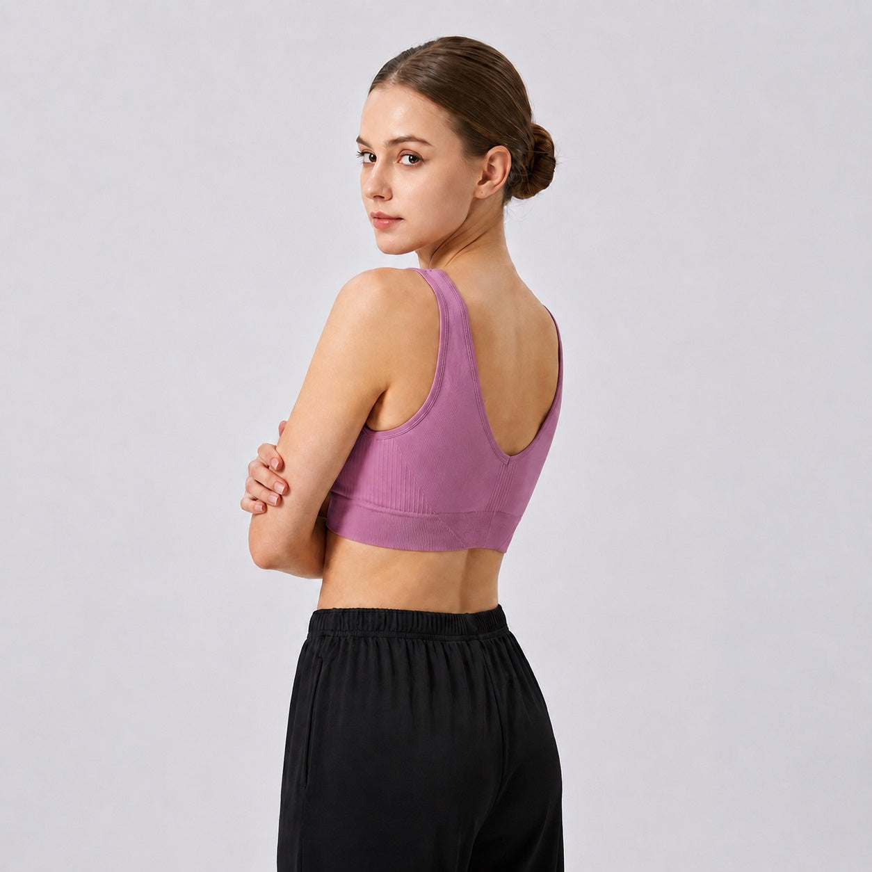 GVV Front Closure Wireless Padded Full Coverage Button Bra for Women and Girls