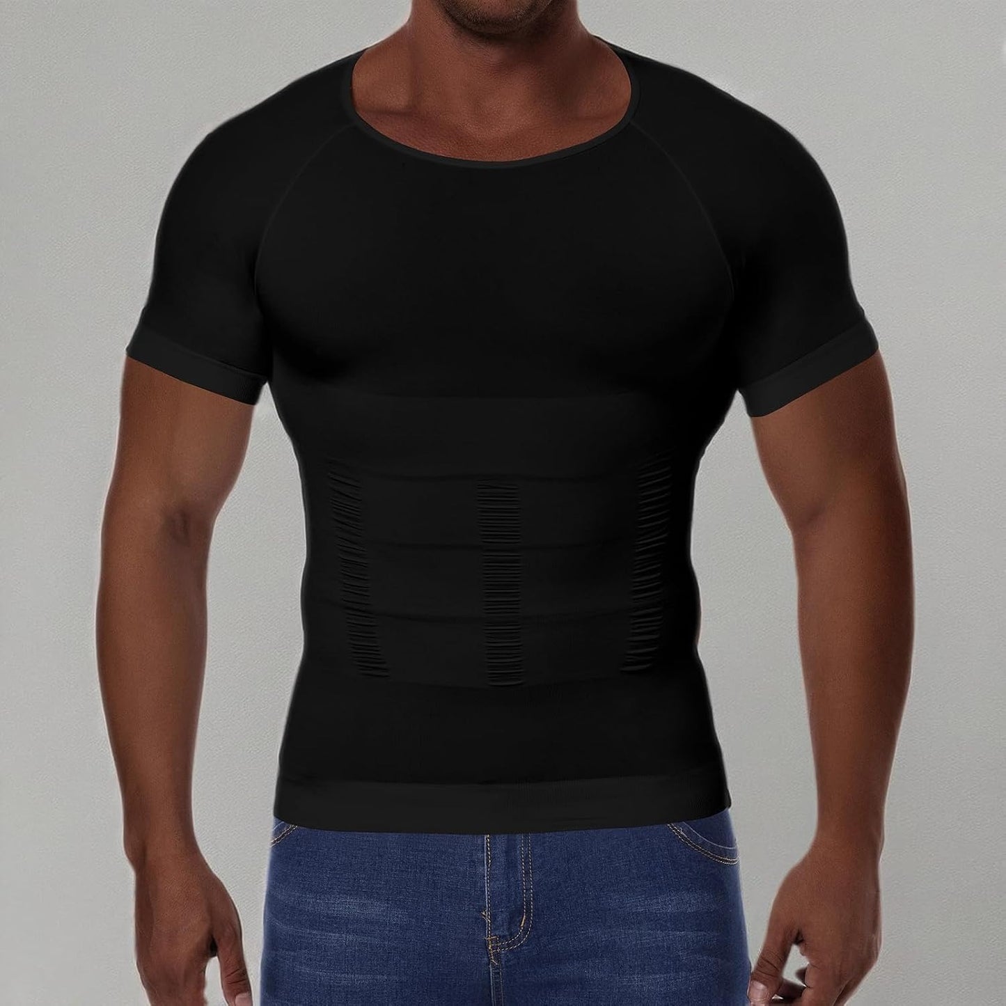 GVV Men's Compression T-Shirt - Black