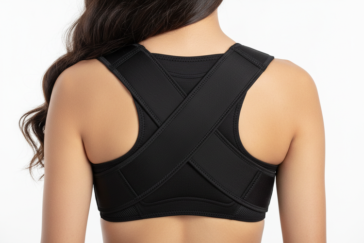 Womens Black Posture Corrector Banner