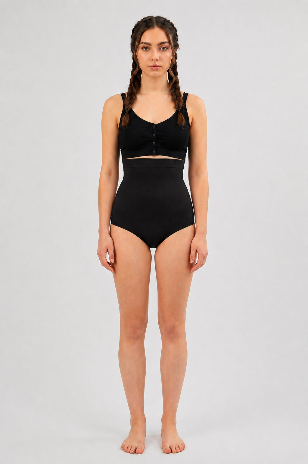 GVV Women's V-Shape Shapewear Bodysuit