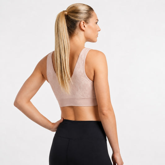 GVV Front Closure Wireless Padded Full Coverage Button Bra for Women and Girls