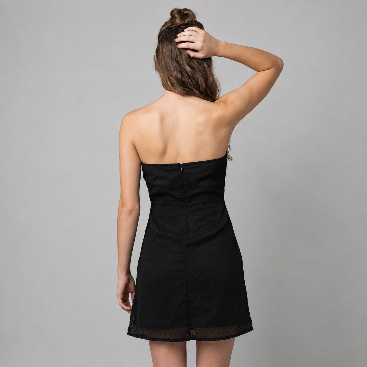 GVV Women's Strapless Bodycon Mini Dress