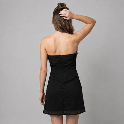 GVV Women's Strapless Bodycon Mini Dress