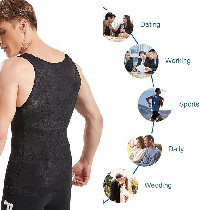 Men's Slim N Lift Compression Vest