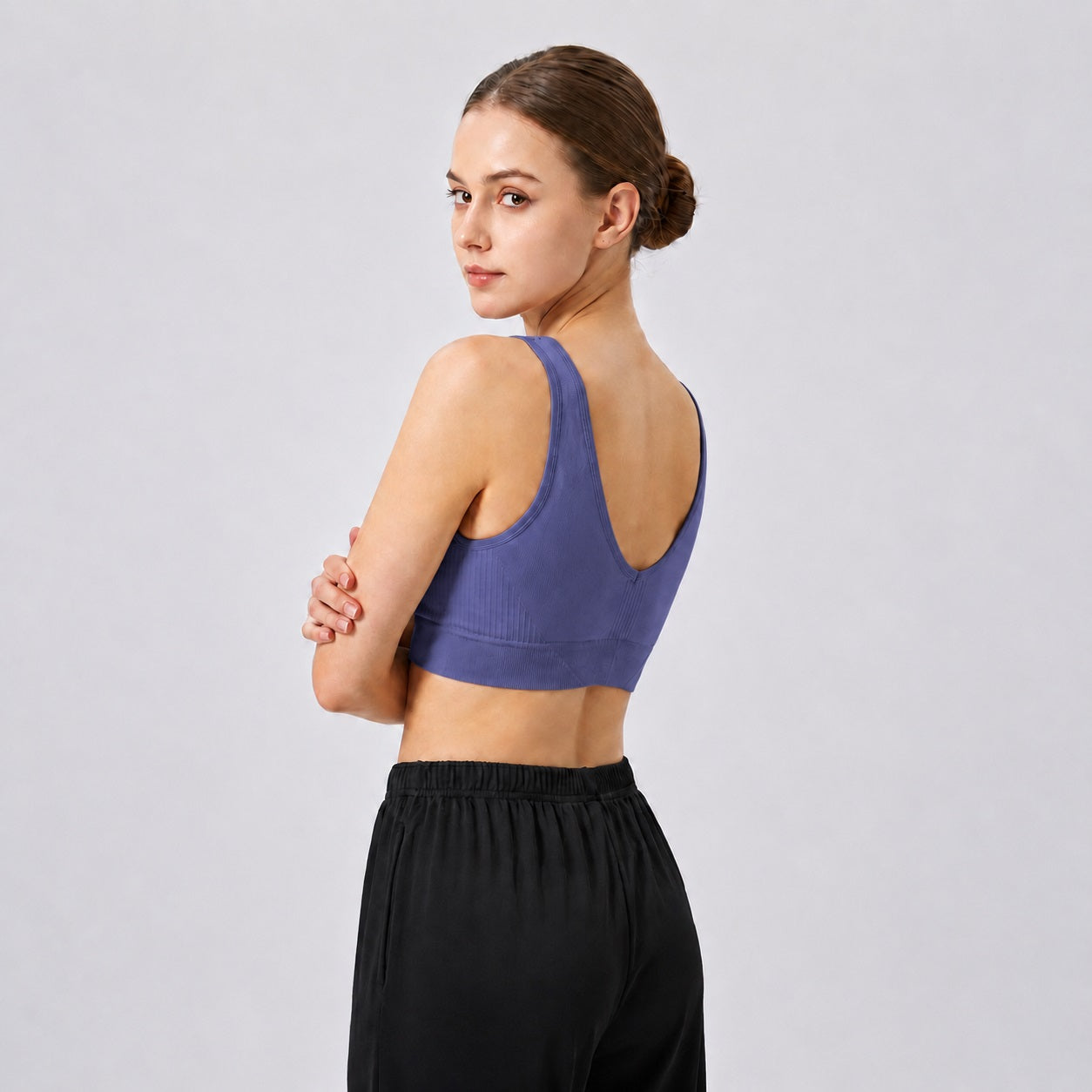 GVV Front Closure Wireless Padded Full Coverage Button Bra for Women and Girls