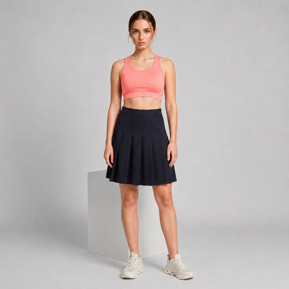 GVV Women's Racerback Sports Bra - Coral Pink