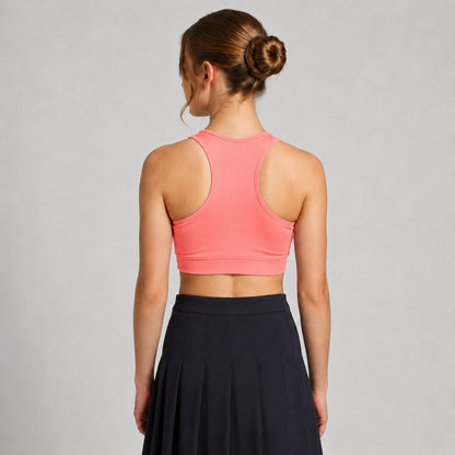 GVV Women's Racerback Sports Bra - Coral Pink