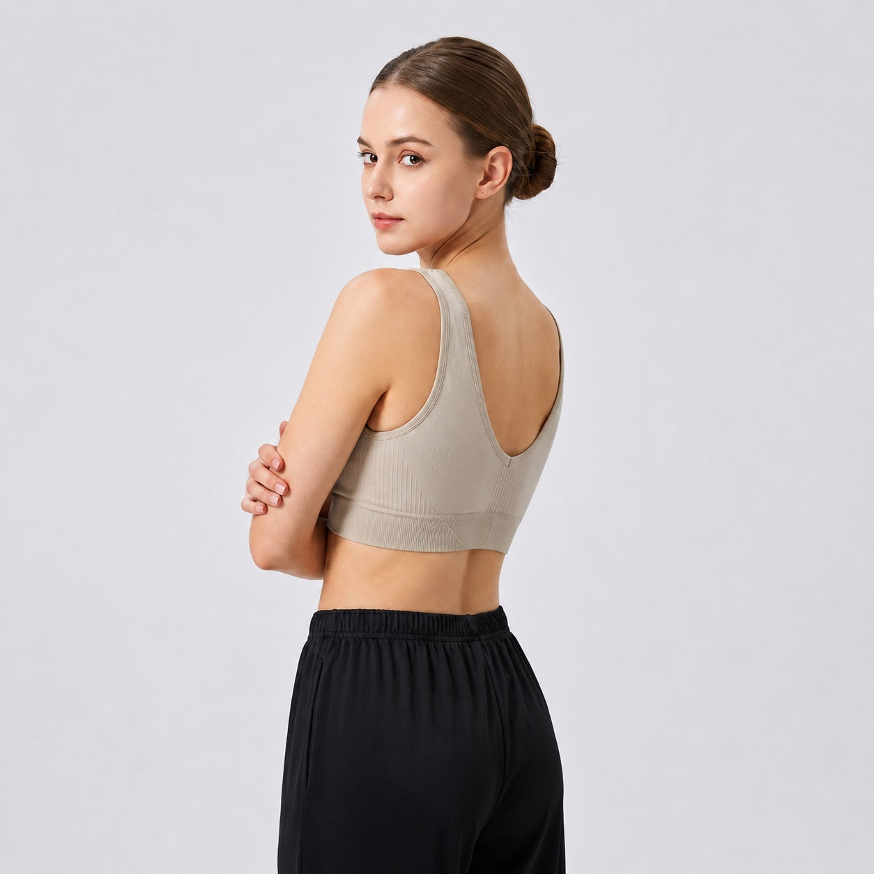 GVV Front Closure Wireless Padded Full Coverage Button Bra for Women and Girls