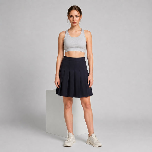GVV Women's Racerback Sports Bra - Light Grey