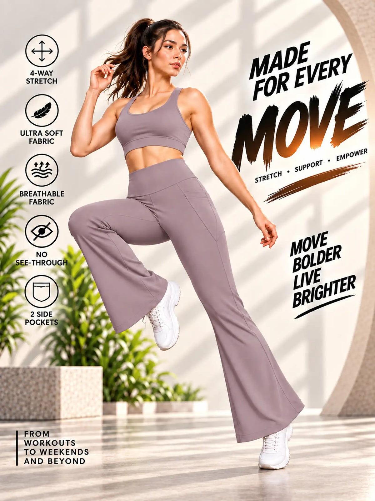 Women's Activewear Co-ord Set – Sports Top and Track Pants