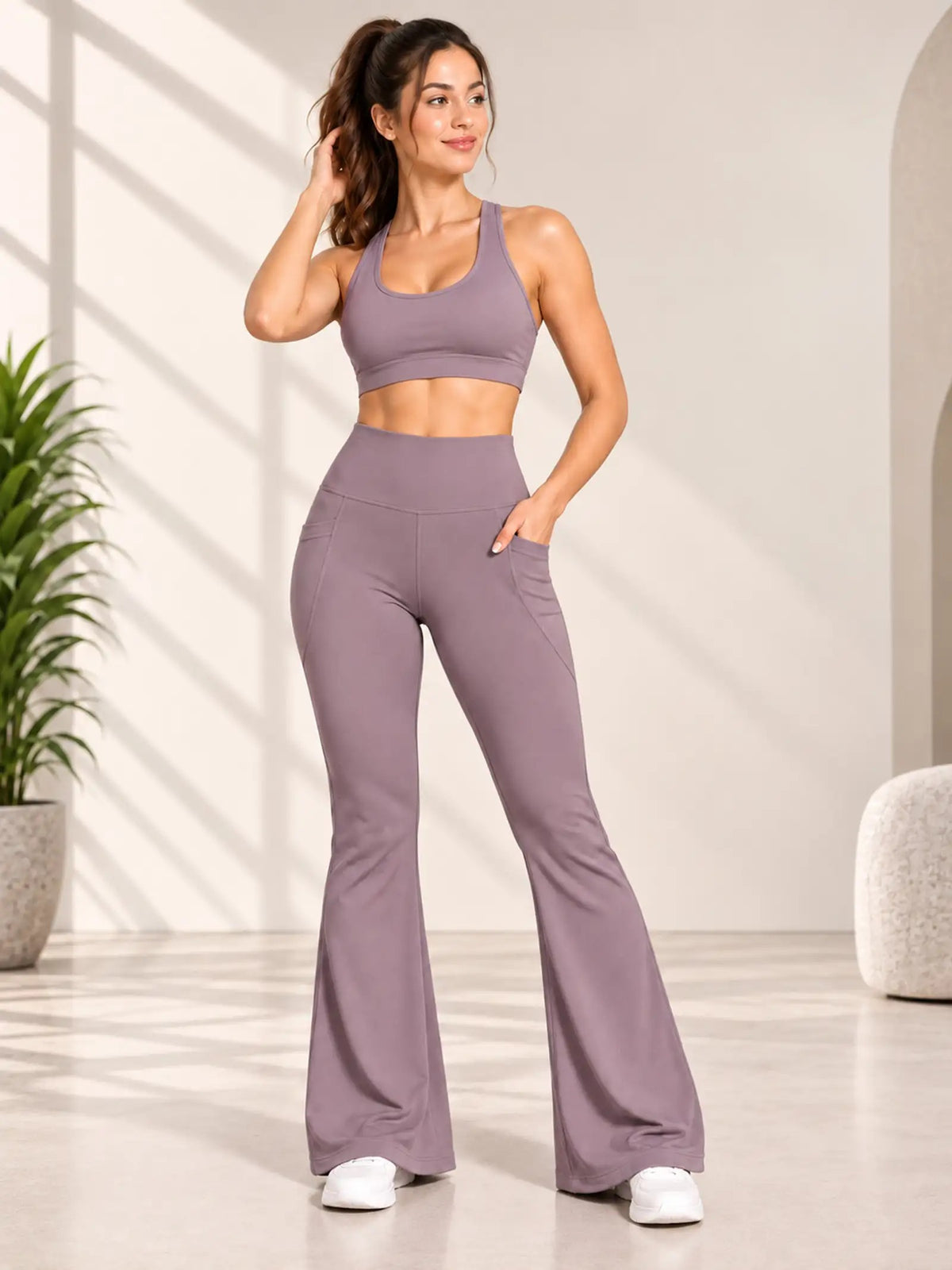 Women's Activewear Co-ord Set – Sports Top and Track Pants