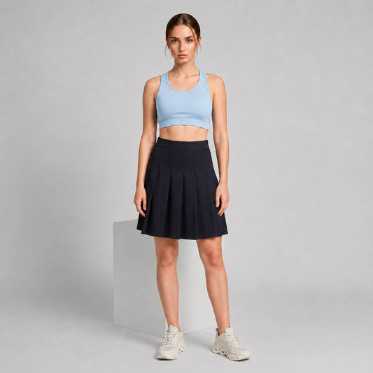 GVV Women's Racerback Sports Bra - Powder Blue