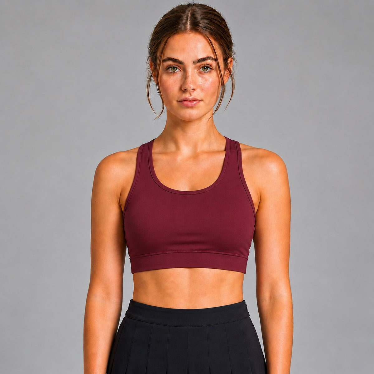 Sports Bra Wine Colour Women Yoga Running Daily Wear