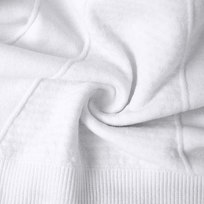 GVV White Women's Zip Front Closure Sports Bra Zipper Padded Racerback Workout Gym Yoga Bras