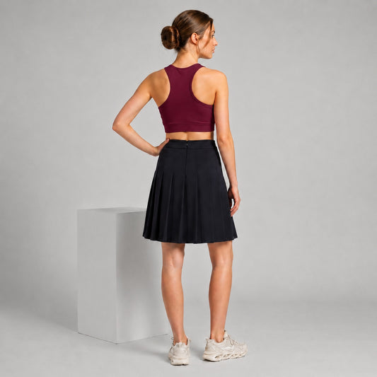 GVV Women's Racerback Sports Bra - Wine
