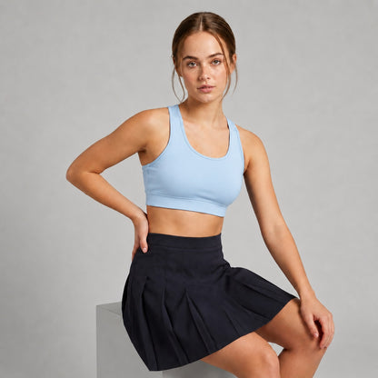 Wire Free Racerback Bra Powder Blue Activewear