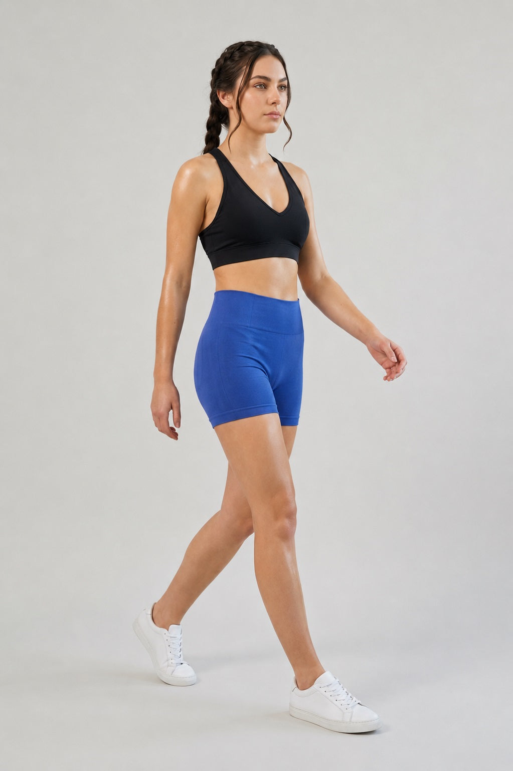 GVV Women's Everyday Comfort Seamless Boyshorts -Blue