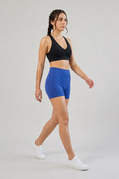GVV Women's Everyday Comfort Seamless Boyshorts -Blue