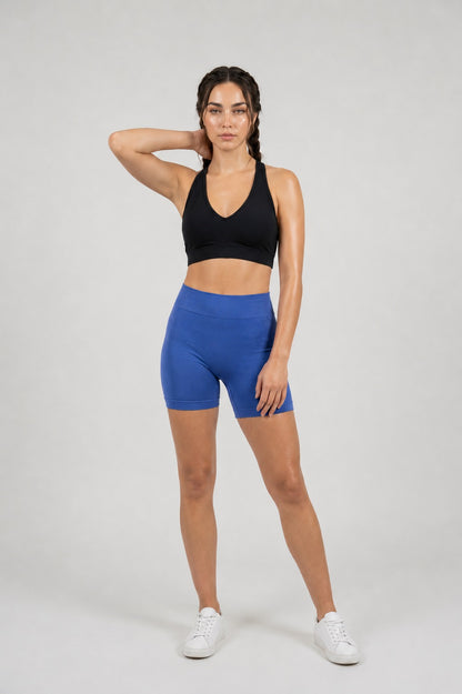 GVV Women's Everyday Comfort Seamless Boyshorts -Blue