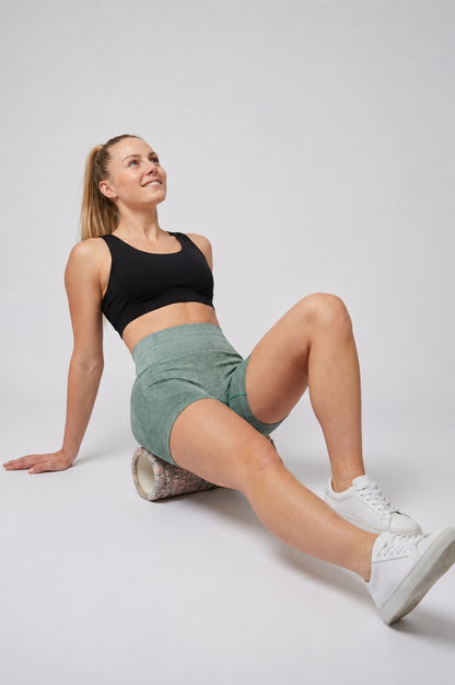GVV Women's Sports Yoga Shorts - Turquoise Green