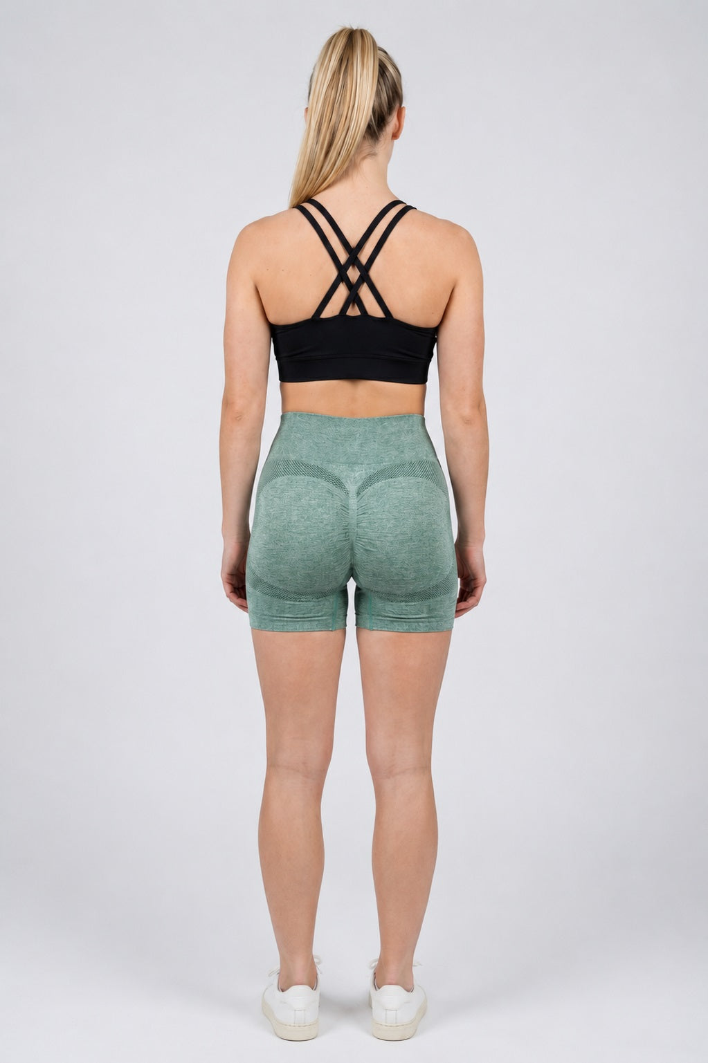 GVV Women's Sports Yoga Shorts - Turquoise Green