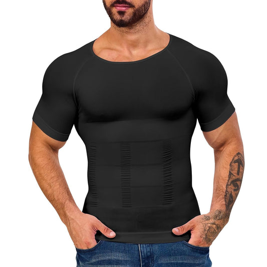 GVV Men's Compression Shaper T Shirt