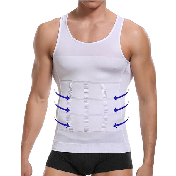 GVV Men's Slim N Lift Compression Vest