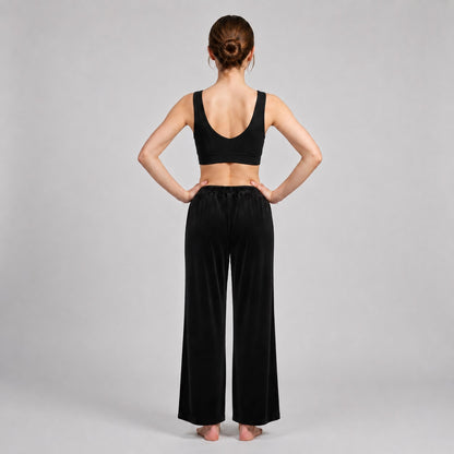 GVV Women's Front Button Bra Black