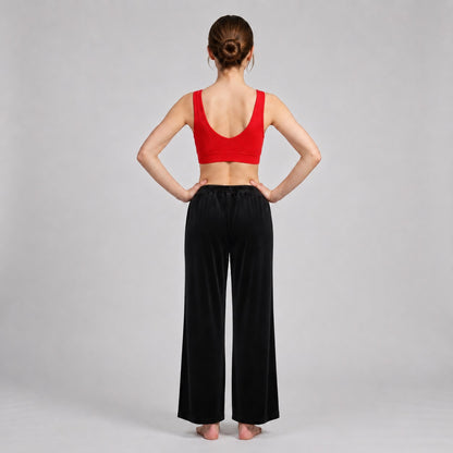 GVV Women's Front Button Bra Bright Red