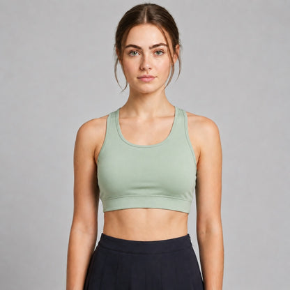 GVV Women's Racerback Sports Bra Light Sage
