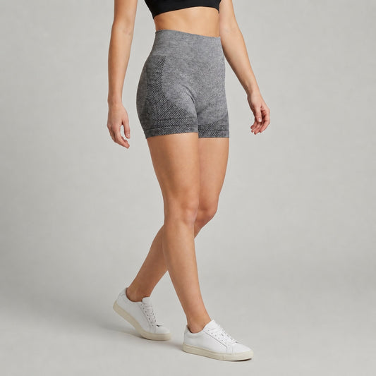 GVV Women's Sports Yoga Shorts Grey