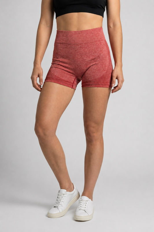 GVV Women's Sports Yoga Shorts Ruby Pink