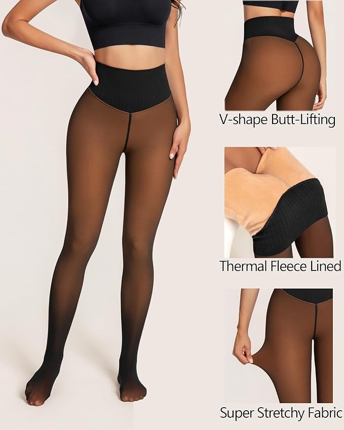 GVV Women's Fleece Thermal Leggings