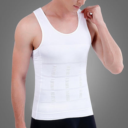 GVV Men's Compression T-Shirt - White