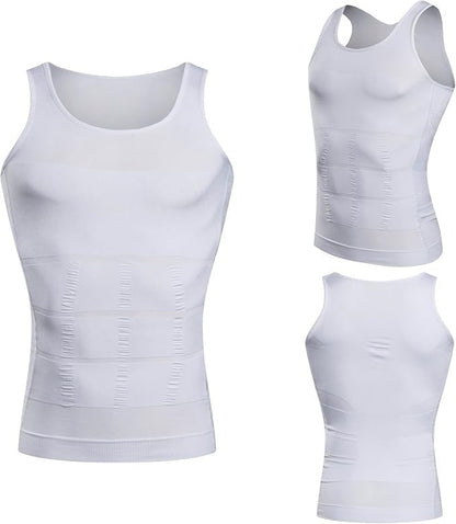GVV Men's Compression T-Shirt - White