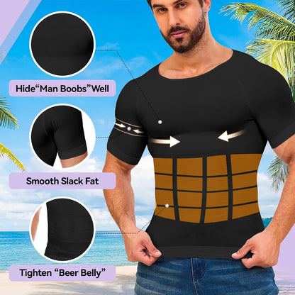 GVV Men's Compression T-Shirt - Black