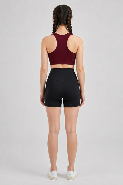 GVV Women's Waist Shaper Hook Shorts