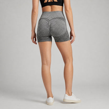GVV Women's Sports Yoga Shorts - Grey