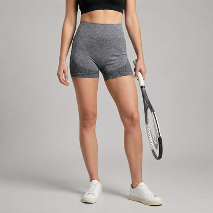 GVV Women's Sports Yoga Shorts - Grey