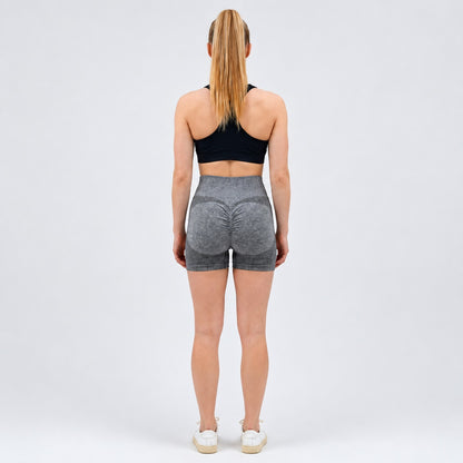 GVV Women's Sports Yoga Shorts - Grey
